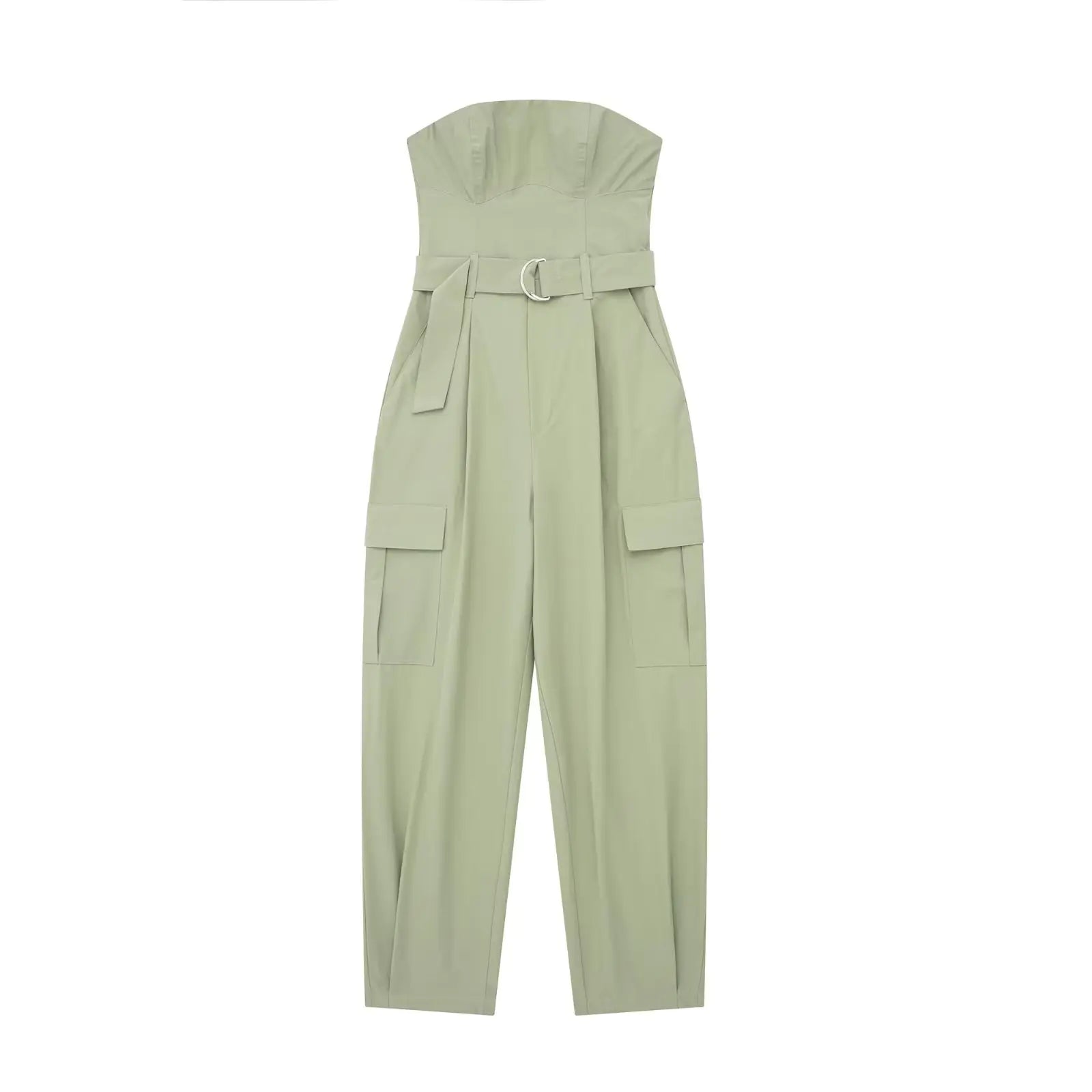 Summer Women's Fashion Strapless Jumpsuit