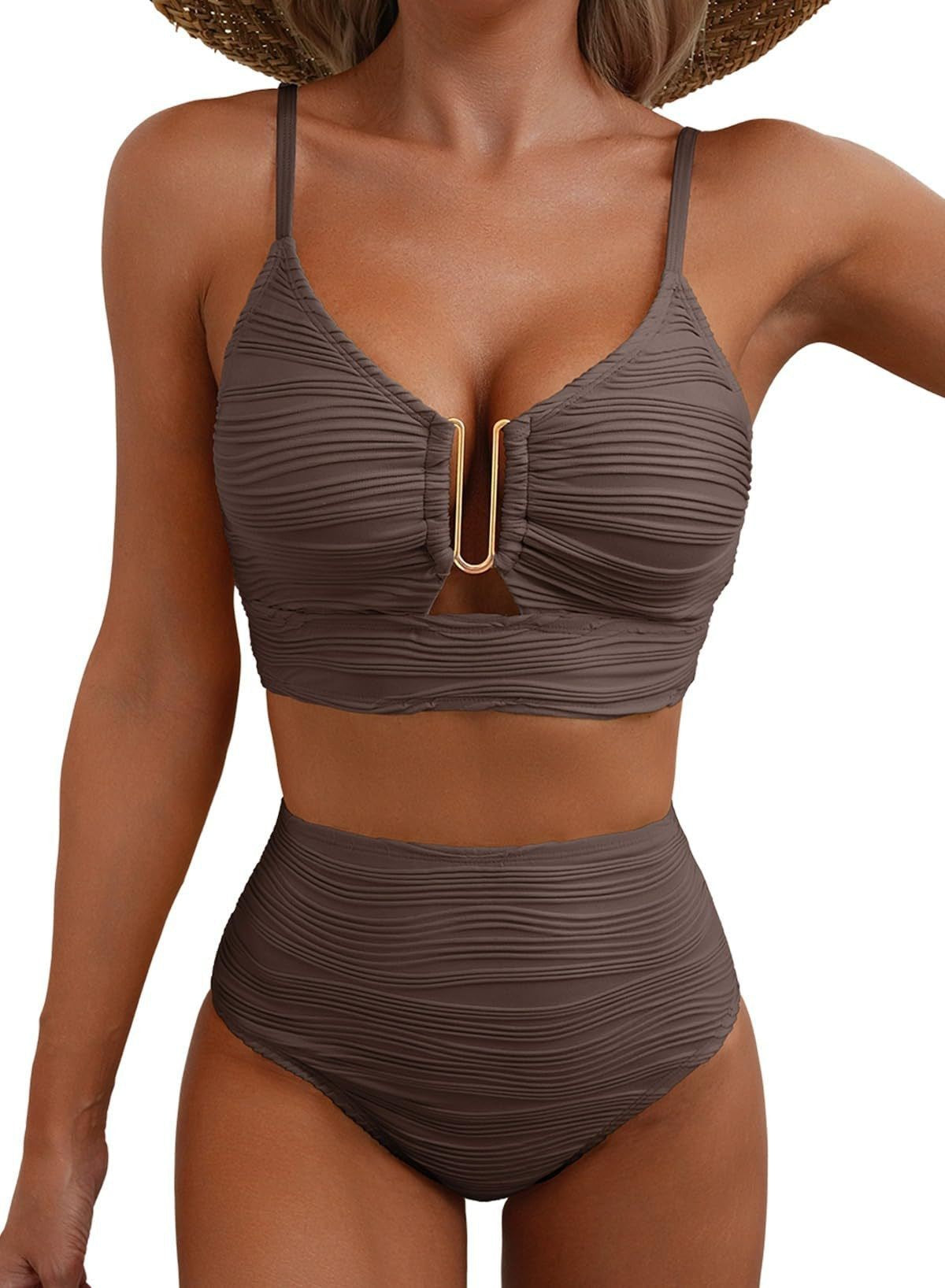 Women's Solid Color Swimsuit