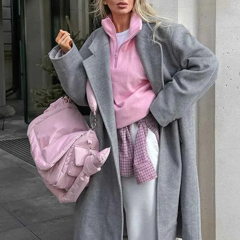 CozyPink Lamb Fleece Women's Zipper Hoodie